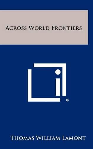 Cover image for Across World Frontiers