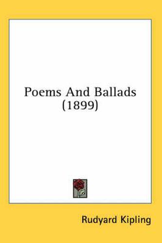 Cover image for Poems and Ballads (1899)