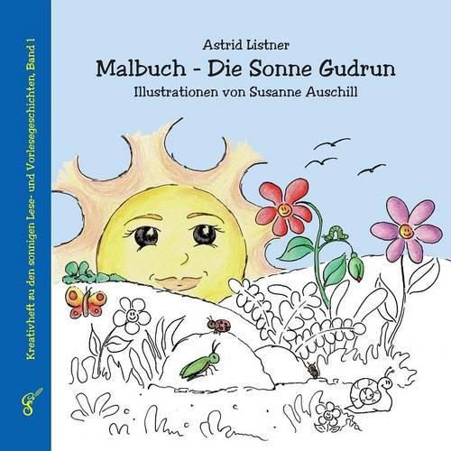 Cover image for Malbuch - Die Sonne Gudrun