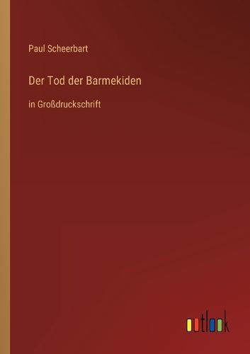 Cover image for Der Tod der Barmekiden