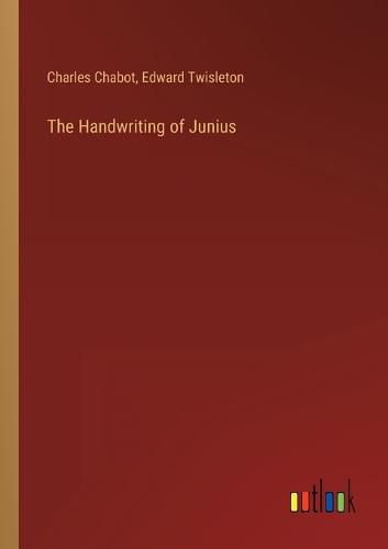 Cover image for The Handwriting of Junius