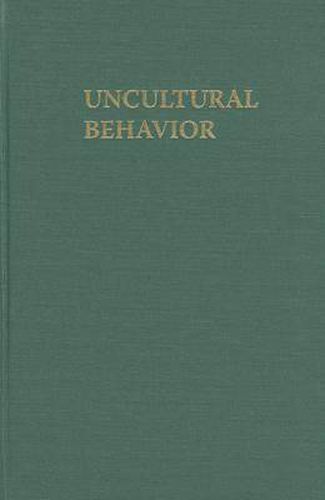 Uncultural Behavior: An Anthropological Investigation of Suicide in the Southern Philippines