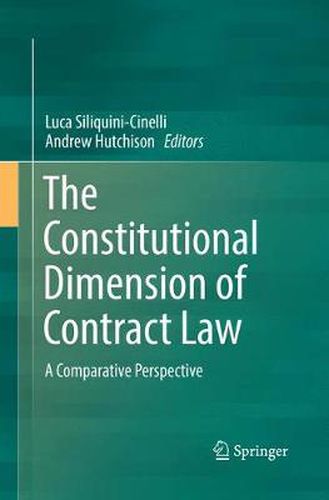 Cover image for The Constitutional Dimension of Contract Law: A Comparative Perspective