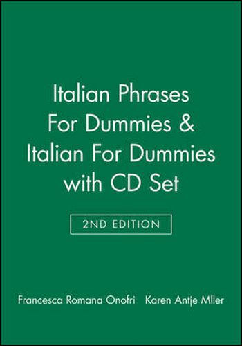 Cover image for Italian Phrases For Dummies & Italian For Dummies, 2nd Edition with CD Set