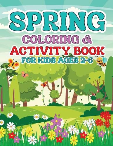 Cover image for Spring Coloring & Activity Book