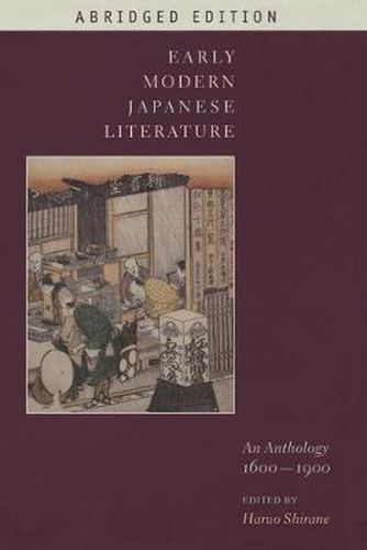 Cover image for Early Modern Japanese Literature: An Anthology, 1600-1900