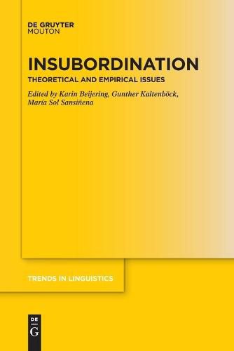 Cover image for Insubordination: Theoretical and Empirical Issues