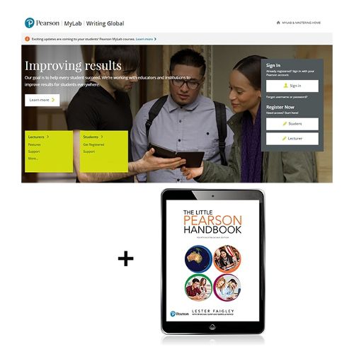 Cover image for The Little Pearson Handbook eBook + MyLab Writing
