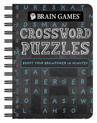 Cover image for Brain Games - To Go - Crossword Puzzles (Chalkboard)