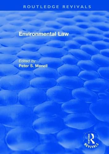 Cover image for Environmental Law