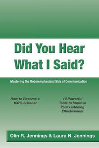 Cover image for Did You Hear What I Said?: Mastering the Underemphasized Side of Communication