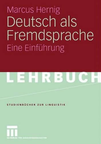 Cover image for Deutsch Als Fremdsprache: Eine Einf Hrung