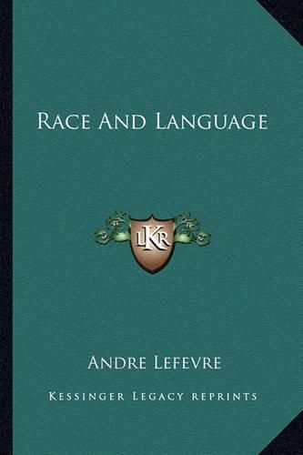 Cover image for Race and Language