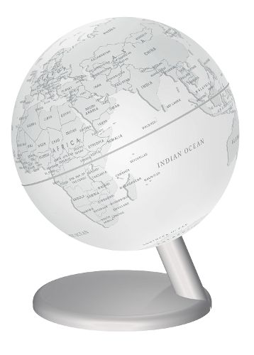 White Illuminated Globe 15cm