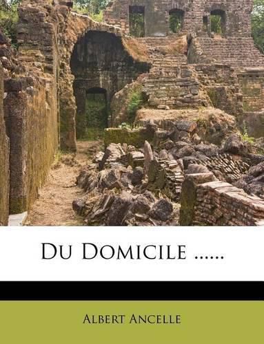 Cover image for Du Domicile ......