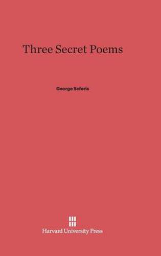 Three Secret Poems