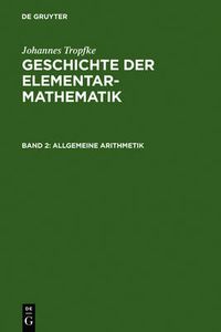 Cover image for Allgemeine Arithmetik
