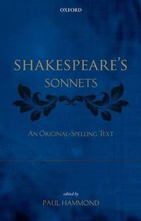 Cover image for Shakespeare's Sonnets: An Original-Spelling Text