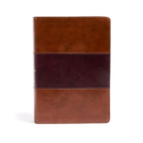 Cover image for KJV Super Giant Print Reference Bible, Saddle Brown LeatherTouch, Indexed