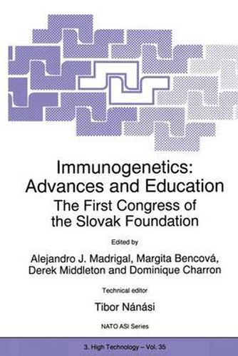 Cover image for Immunogenetics: Advances and Education: The First Congress of the Slovak Foundation