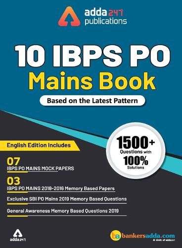 Cover image for IBPS PO Mains Mock Papers Practice Book