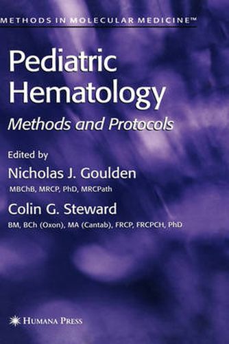 Cover image for Pediatric Hematology: Methods and Protocols