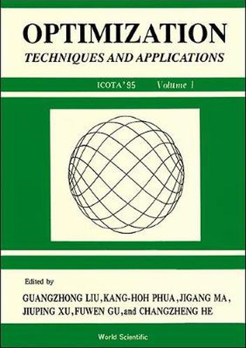 Cover image for Optimization: Techniques And Applications (Icota '95)