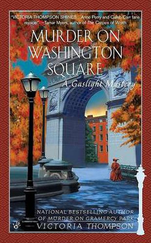 Cover image for Murder on Washington Square: A Gaslight Mystery