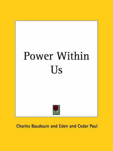 Cover image for Power within Us (1923)