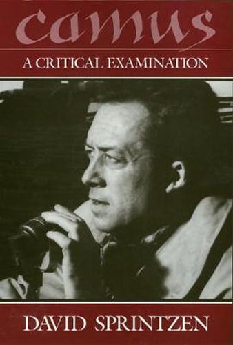 Cover image for Camus: A Critical Examination