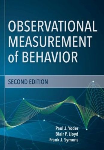 Cover image for Observational Measurement of Behavior