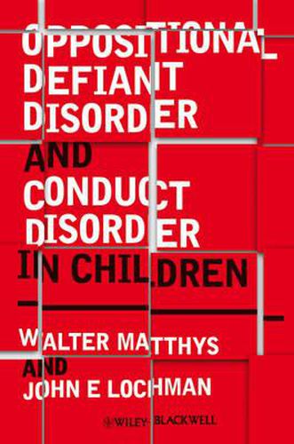 Cover image for Oppositional Defiant Disorder and Conduct Disorder in Children