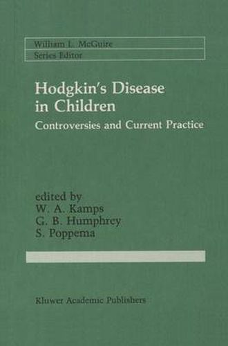 Cover image for Hodgkin's Disease in Children: Controversies and Current Practice