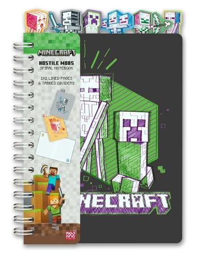 Cover image for Minecraft: Hostile Mobs Spiral Notebook