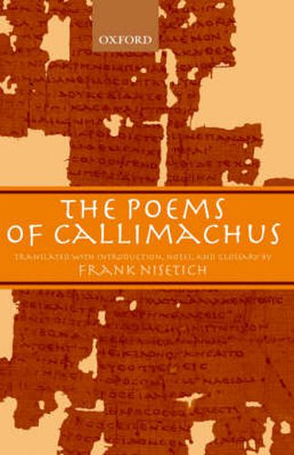 The Poems of Callimachus