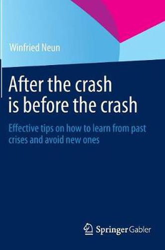 Cover image for After the crash is before the crash: Effective tips on how to learn from past crises and avoid new ones