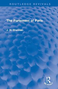 Cover image for The Parlement of Paris