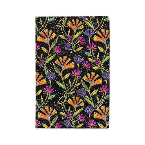 Cover image for Wild Flowers (Playful Creations) Mini Lined Softcover Flexi Journal (Elastic Band Closure)