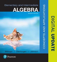 Cover image for Elementary and Intermediate Algebra: Concepts and Applications