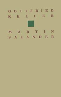Cover image for Gottfried Keller Martin Salander: Roman