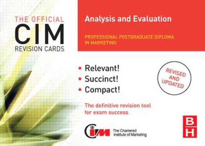 Cover image for CIM Revision Cards Analysis and Evaluation: Analysis and Evaluation