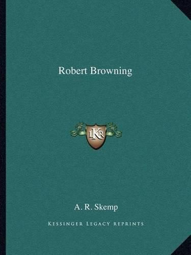 Cover image for Robert Browning