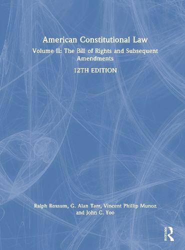 Cover image for American Constitutional Law
