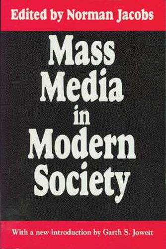 Cover image for Mass Media in Modern Society