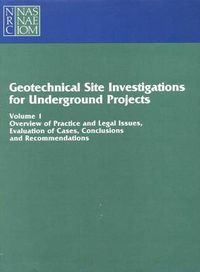 Cover image for Geotechnical Site Investigations for Underground Projects: Volume 1