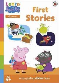 Cover image for Learn with Peppa: First Stories sticker activity book