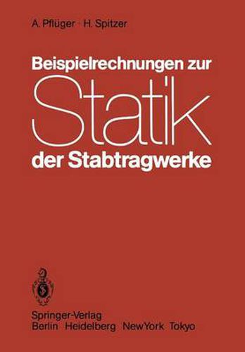 Cover image for Beispielrechnungen zur Statik der Stabtragwerke