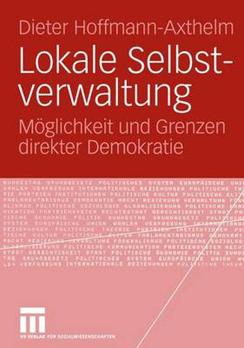 Cover image for Lokale Selbstverwaltung