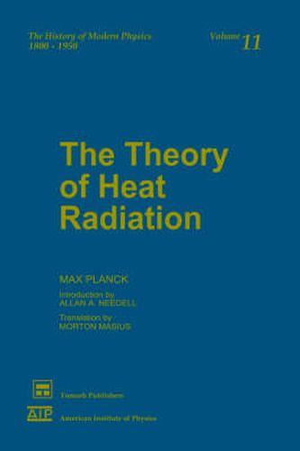 Cover image for The Theory of Heat Radiation