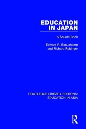 Cover image for Education in Japan: A Source Book